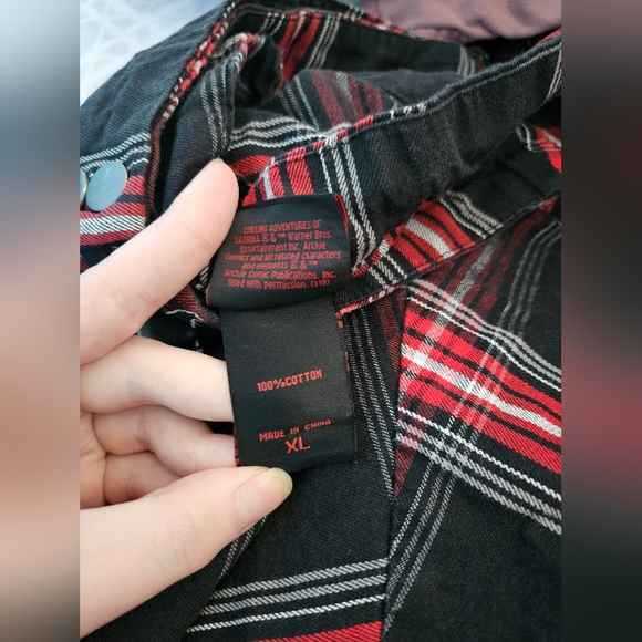 Hot Topic Chilling Adventures Of Sabrina Retro Plaid Buckle Skirt - Picture 11 of 12